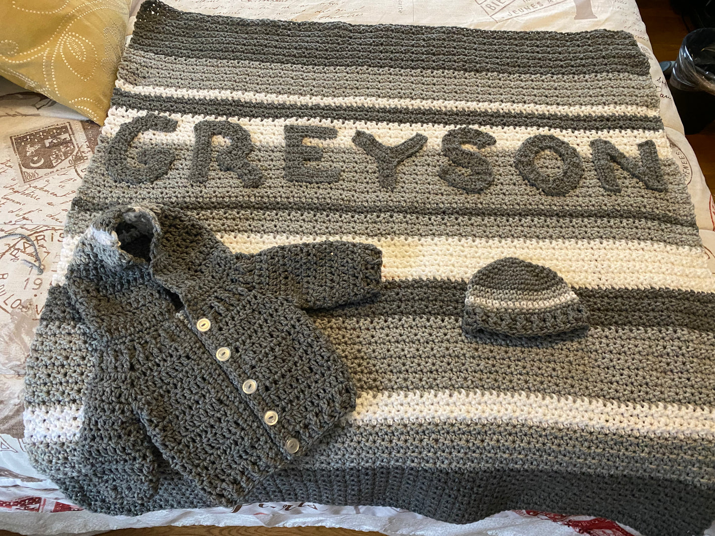 Baby Blanket Sweater Sets