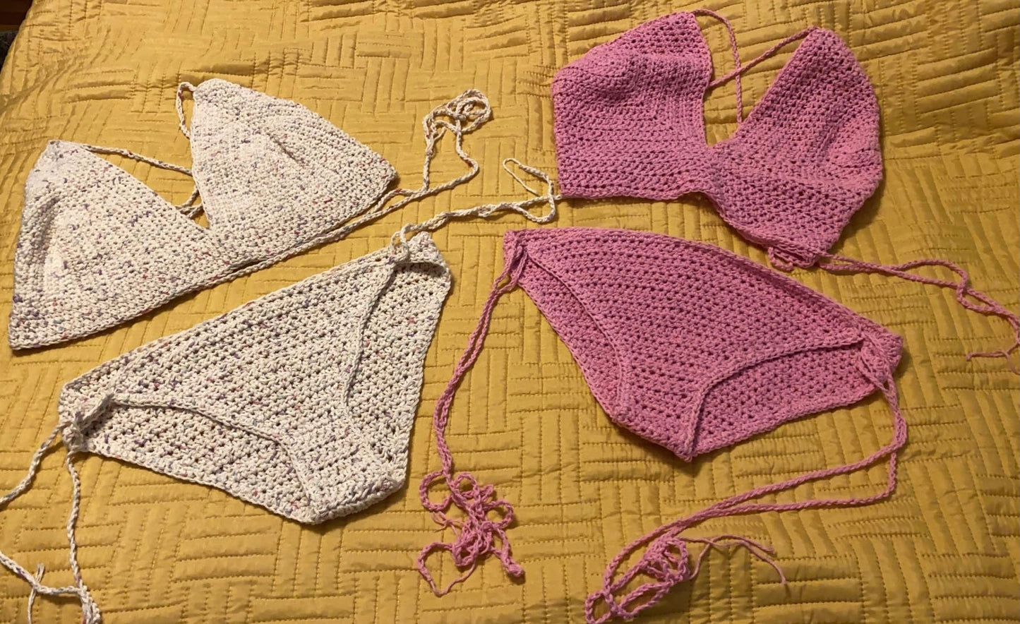 Crocheted Swimwear Set